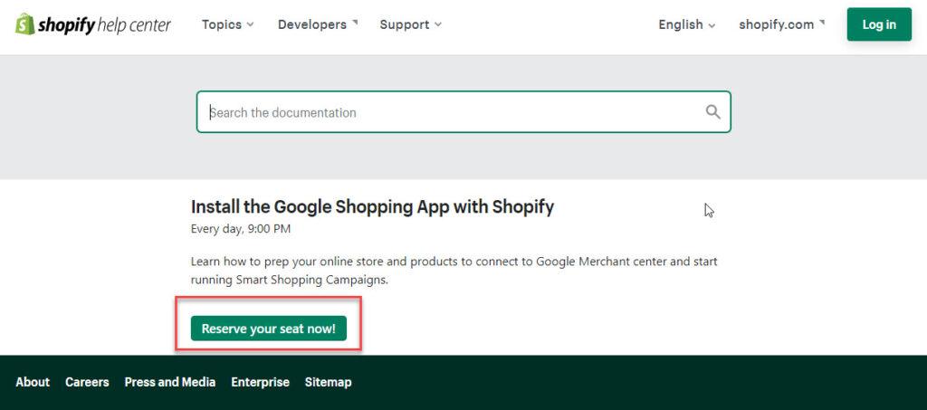 shopify support
