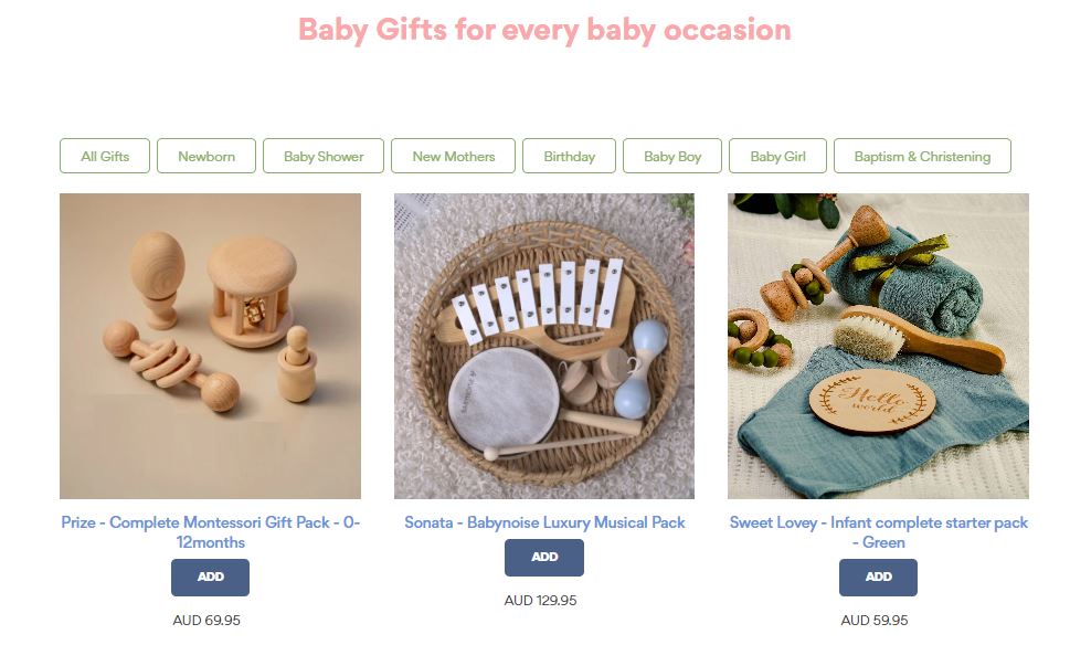 Shopify store