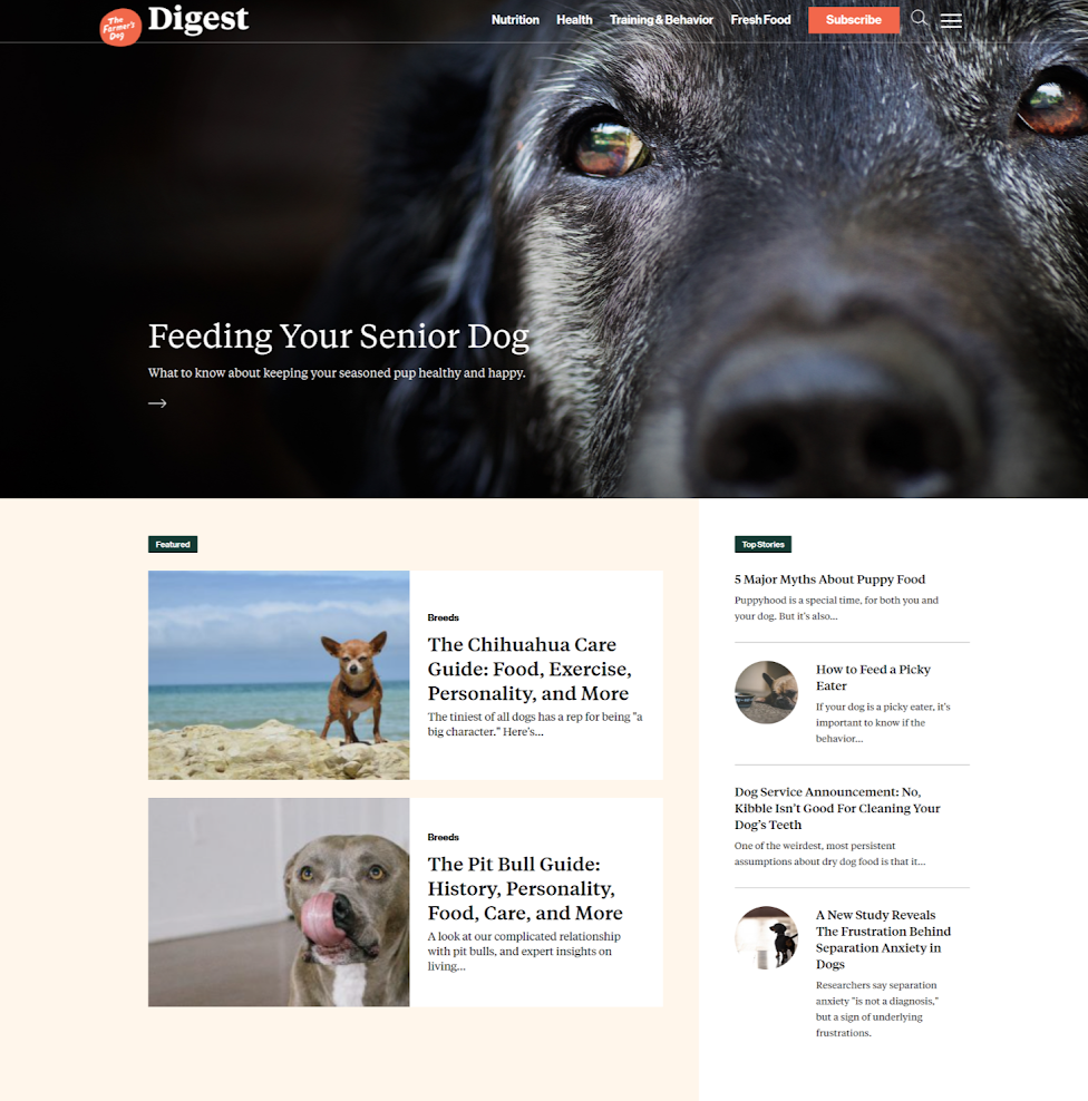 Shopify blog: The cost - effective way to promote your Shopify store organically The farmers dog digest