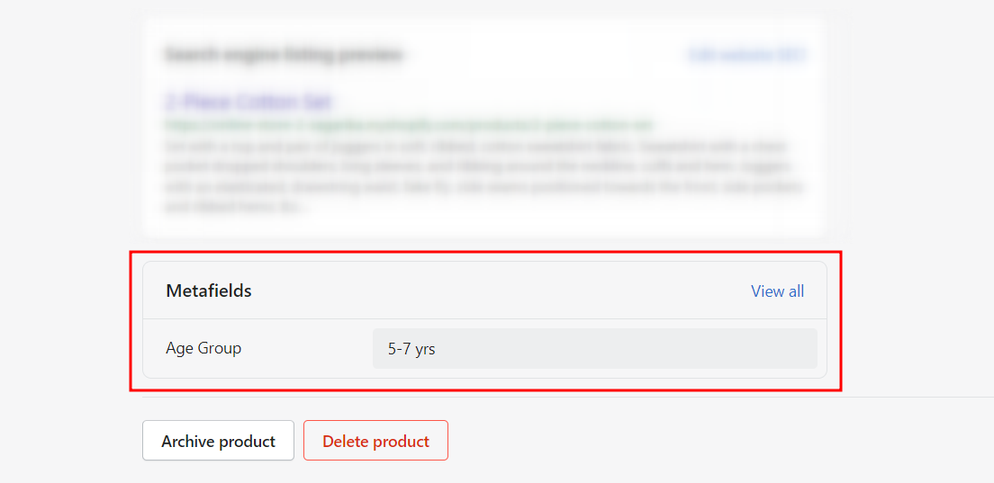 Shopify Filters