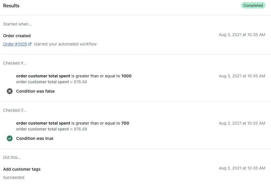 Shopify flow