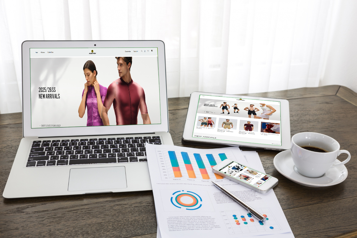 sportswear e-commerce website