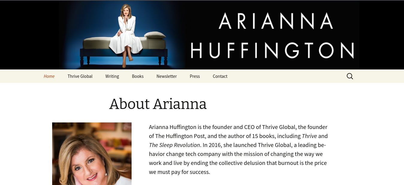 Top 20 best personal branding examples in 2024 Arianna Huffington