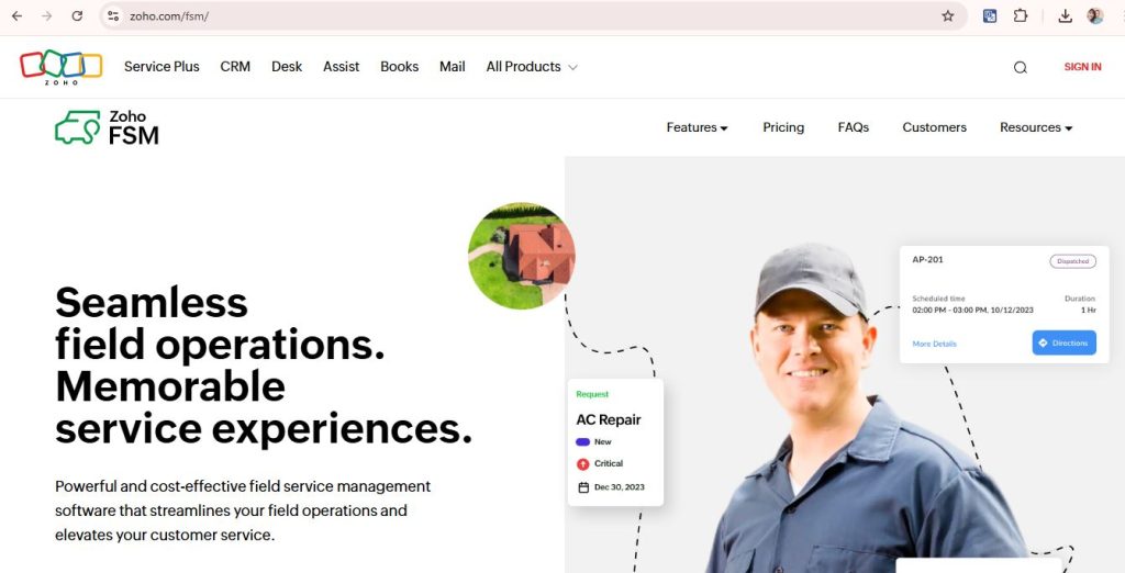 Zoho FSM