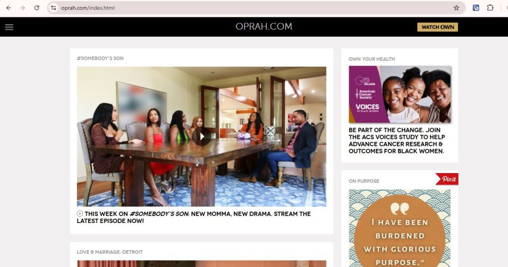 website cá nhân nổi tiếng