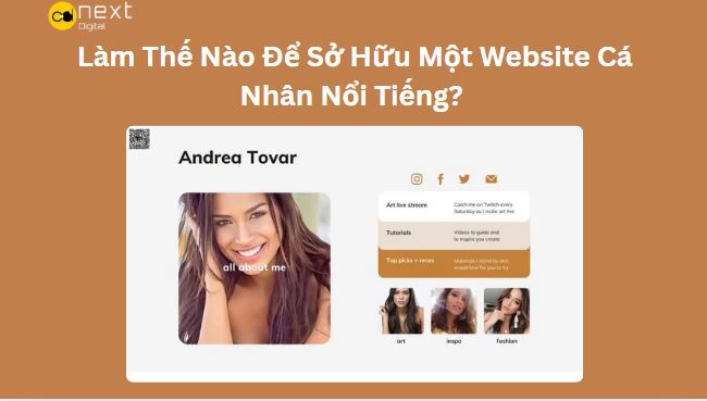 website cá nhân nổi tiếng