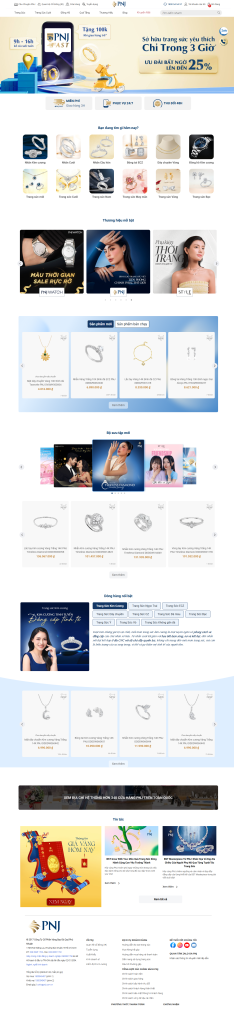Website trang sức