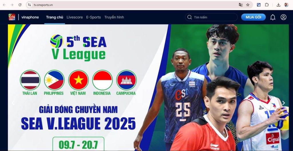 Website thể thao