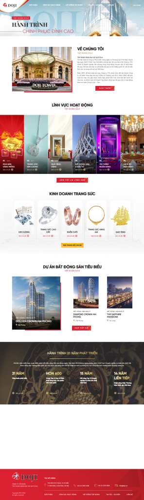 Website trang sức