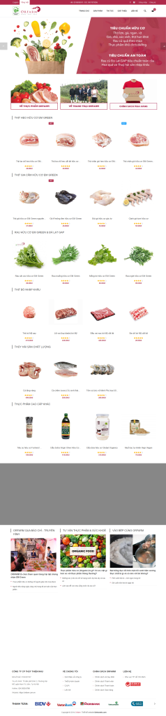 Website nông sản