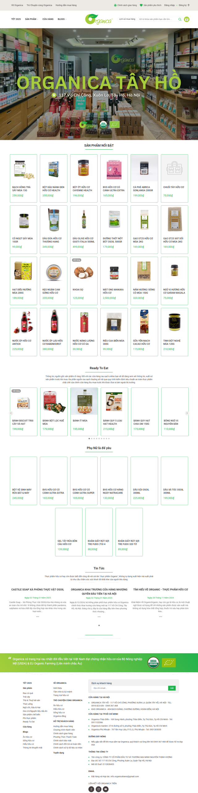 Website nông sản
