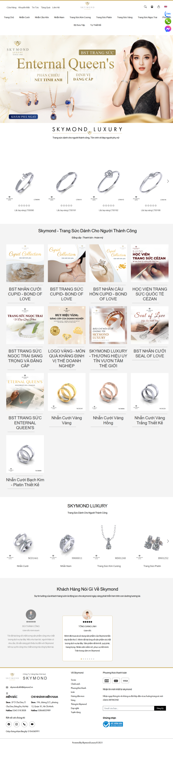 Website trang sức