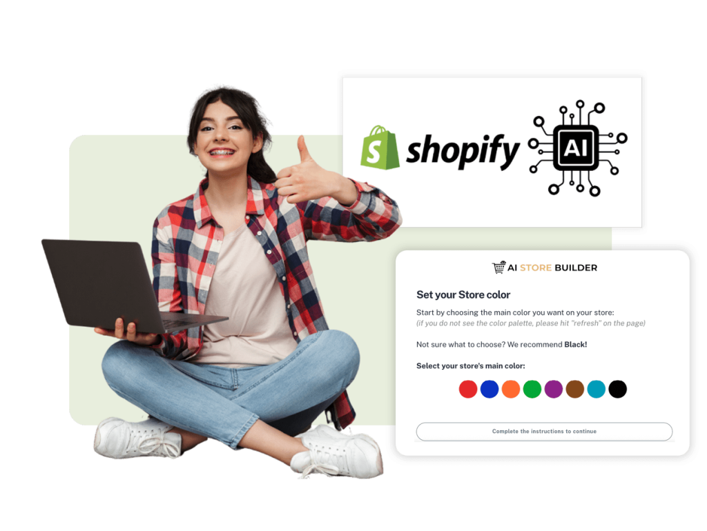 AI shopify store builder